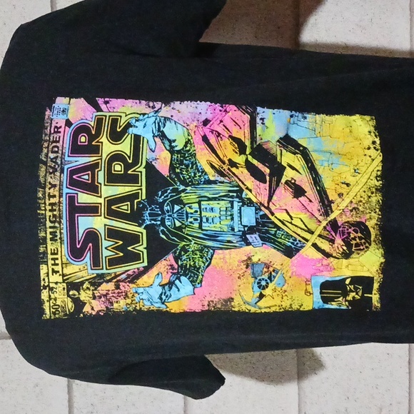 Star Wars Black Graphic T-Shirt Mens Size XL - Picture 2 of 3